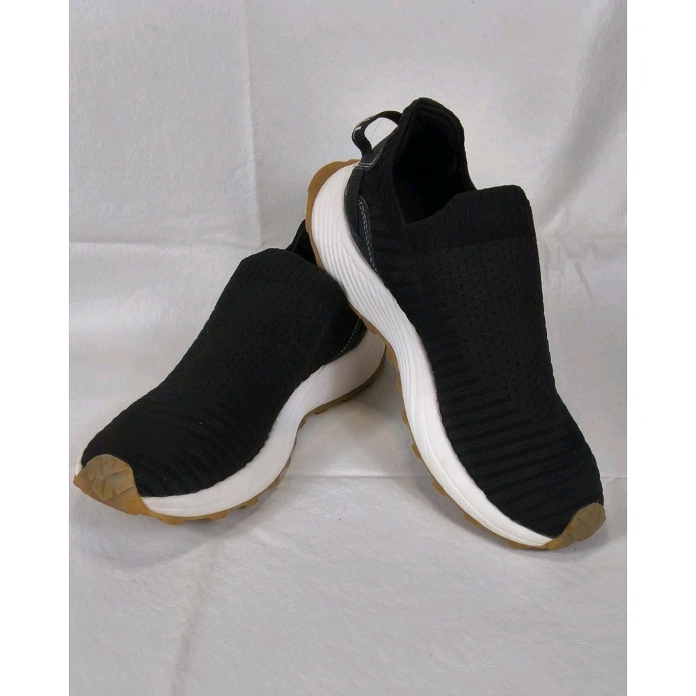 Merrell Embark Moc Black Slip On Knit Sneakers Womens Size 8.5 Vibram FloatPro